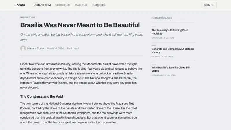 Niemeyer Concrete Grayscale — Web · article