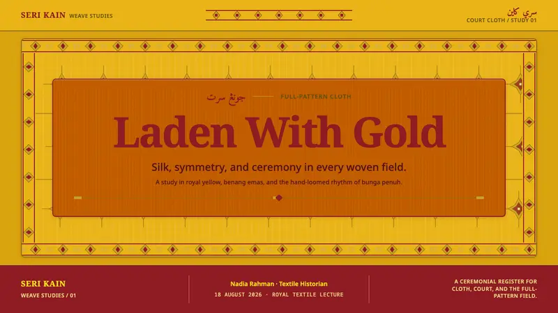 Bruneian Jong Sarat — Slides · cover