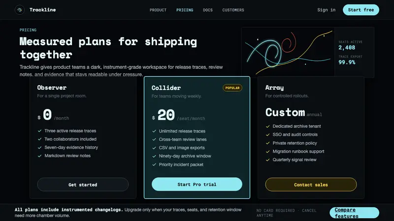 Bubble Chamber Tracks — Web · pricing