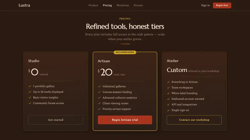 Burmese Shan Lacquer Brown — Web · pricing