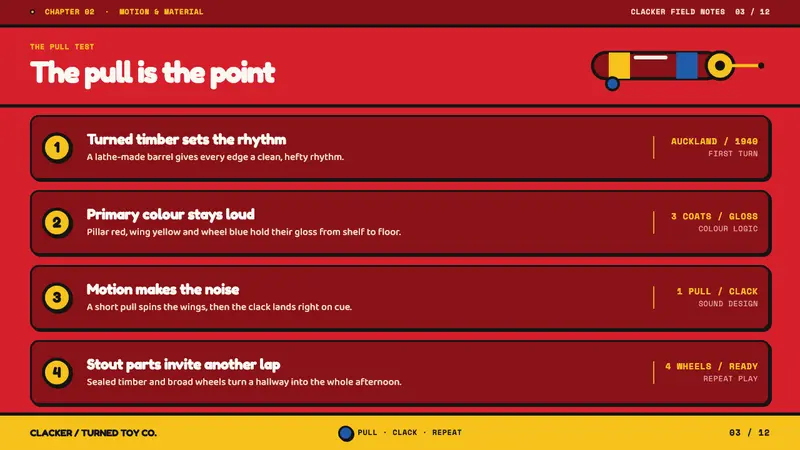 Buzzy Bee Toy — Slides · content