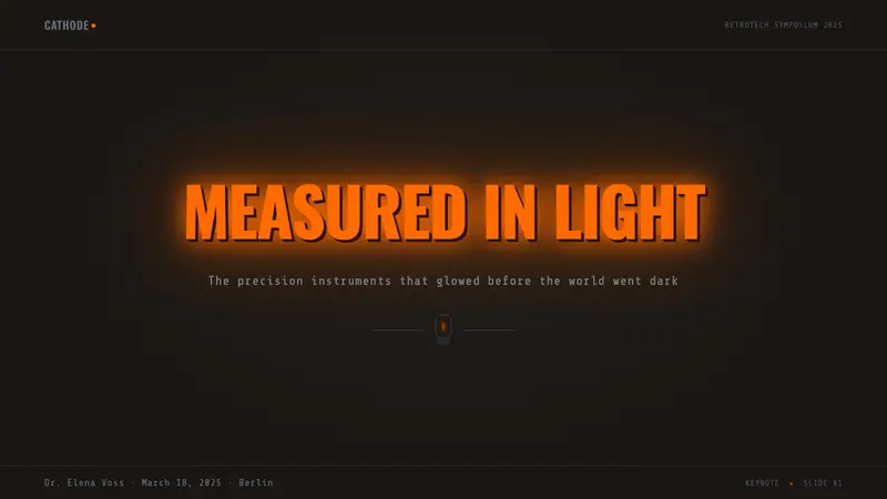 Nixie Tube Display — Slides · cover