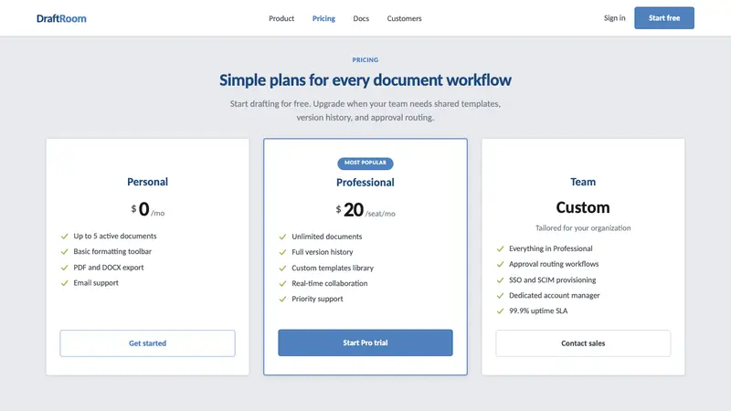 Office Document (Calibri 2007) — Web · pricing