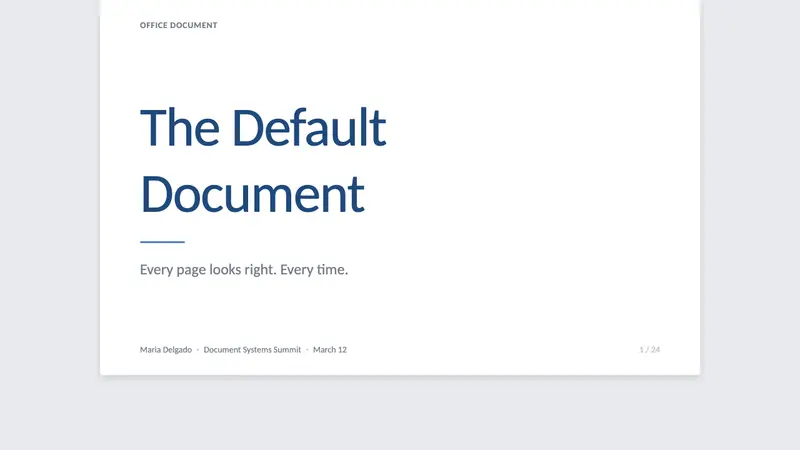 Office Document (Calibri 2007) — Slides · cover