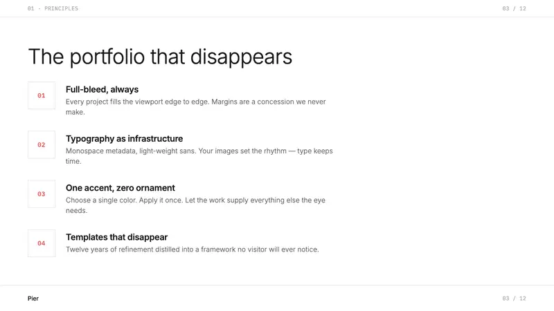 Cargo Collective Portfolio — Slides · content