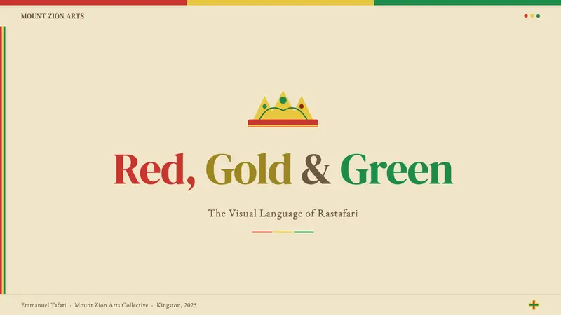 Caribbean Rastafarian (Jamaica) — Slides · cover