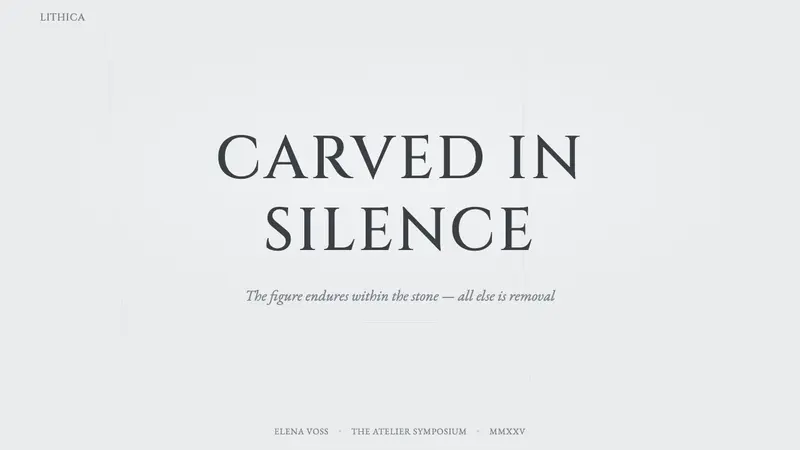 Carrara Marble — Slides · cover