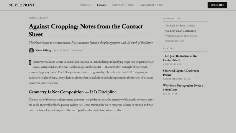 Cartier-Bresson Decisive Moment — Web · article