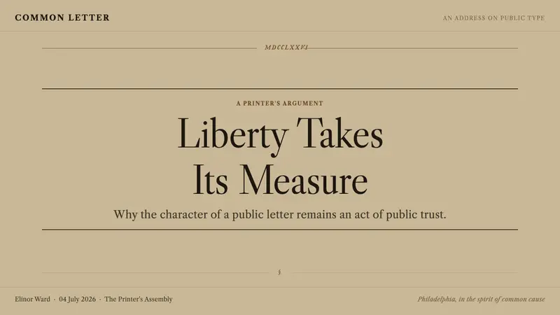 Caslon English Text Serif — Slides · cover