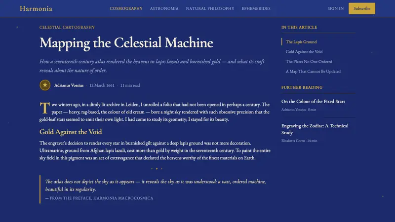 Cellarius Celestial Atlas — Web · article