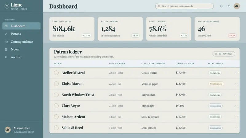 Étretat Chalk Cliffs — Web · dashboard