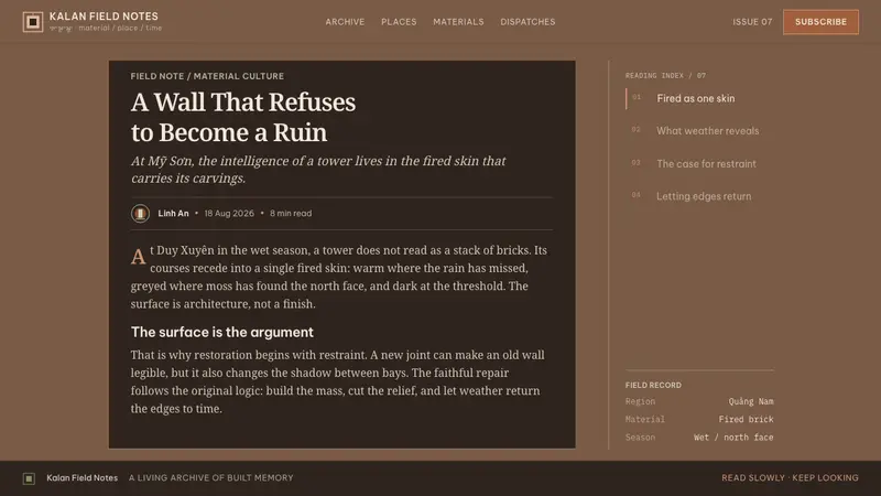 Cham My Son Towers — Web · article