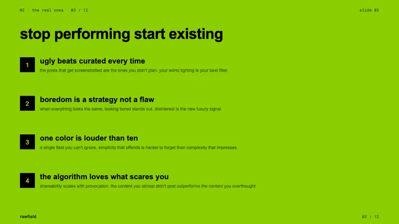 Brat Album Green 2024 — Slides · content