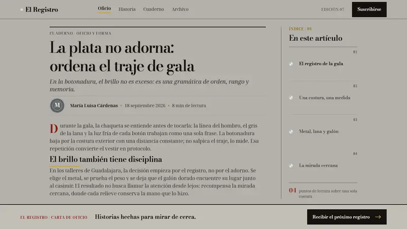 Charro Suit — Web · article