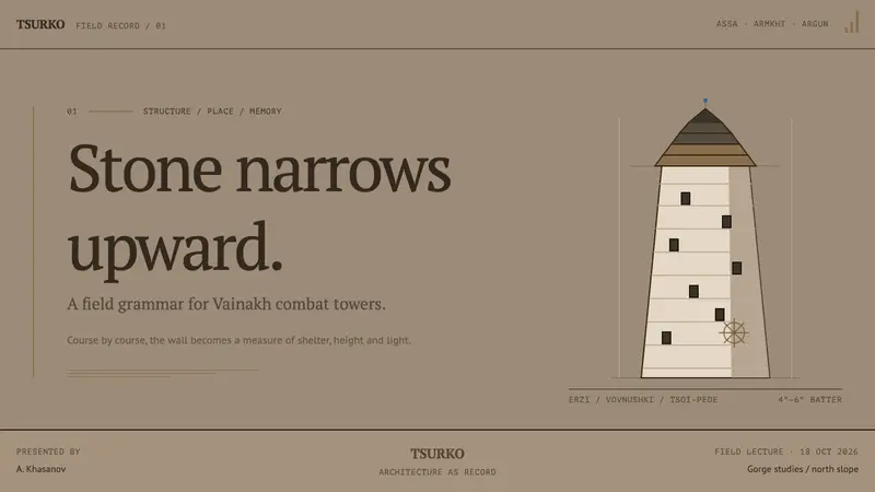 Vainakh Tower — Slides · cover