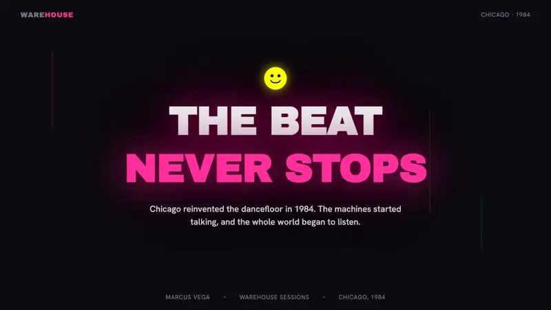 Chicago House — Slides · cover