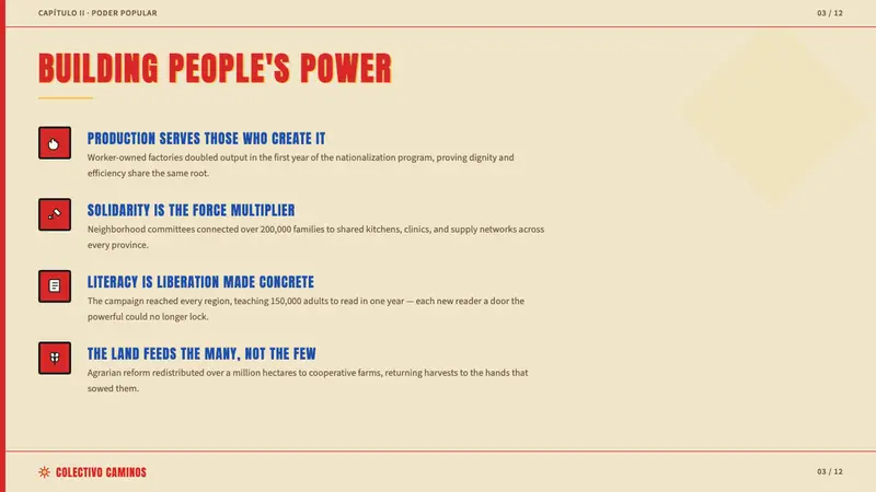 Chilean Allende-Era Propaganda (1972) — Slides · content