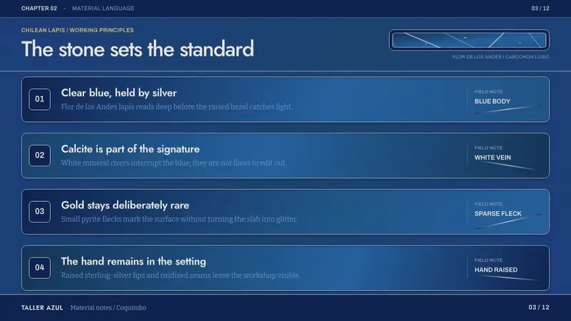 Chilean Lapis Lazuli — Slides · content