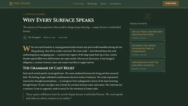 Shang-Zhou Ritual Bronze — Web · article