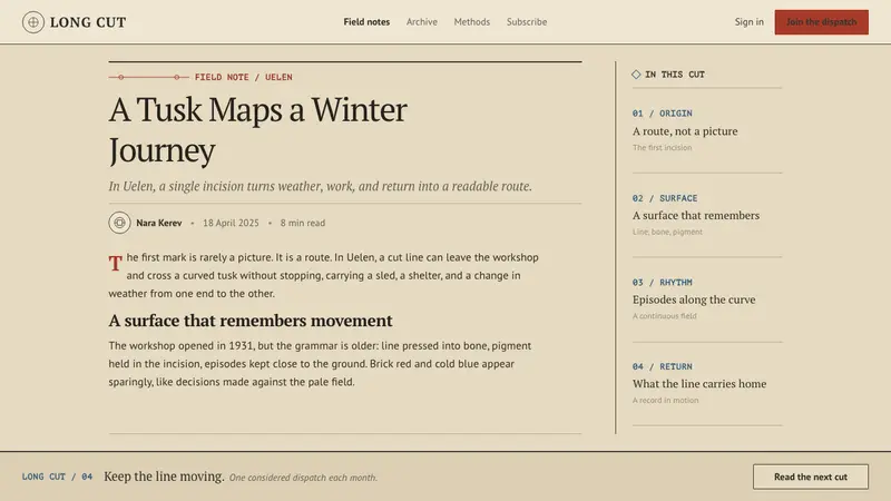 Uelen Walrus Ivory — Web · article