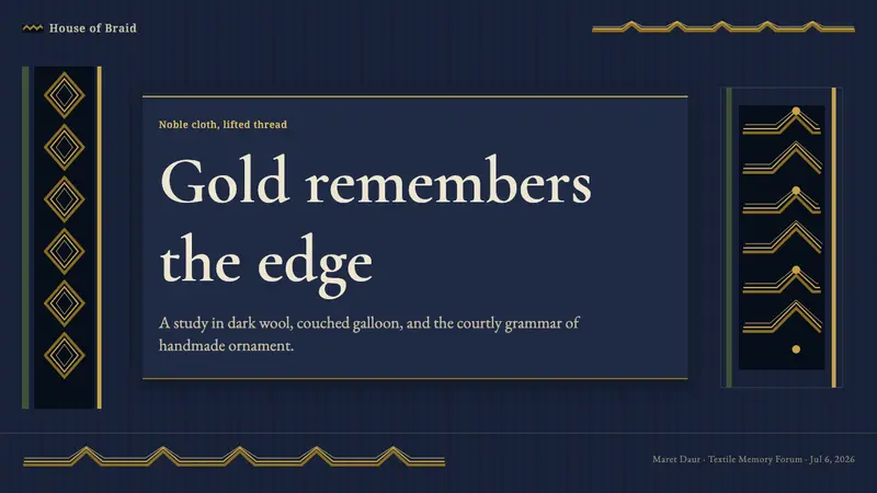 Circassian Adyghe Gold Braid — Slides · cover