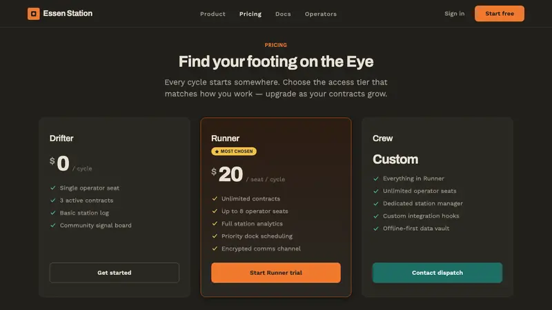 Citizen Sleeper — Web · pricing