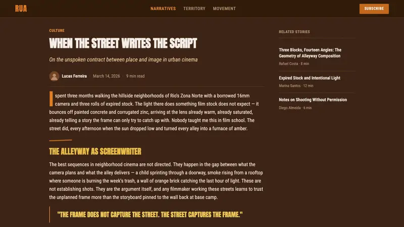 City of God Favela — Web · article