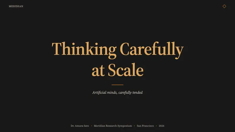 Claude / Anthropic Warm 2024 — Slides · cover