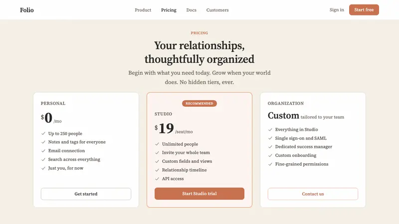 Clay 2024 — Web · pricing