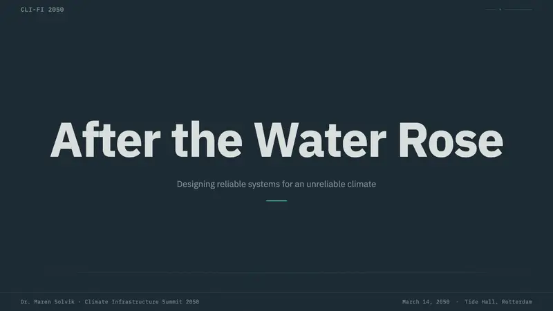 Cli-Fi 2050 — Slides · cover