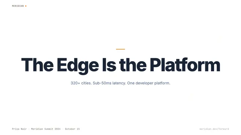 Cloudflare Orange Edge — Slides · cover