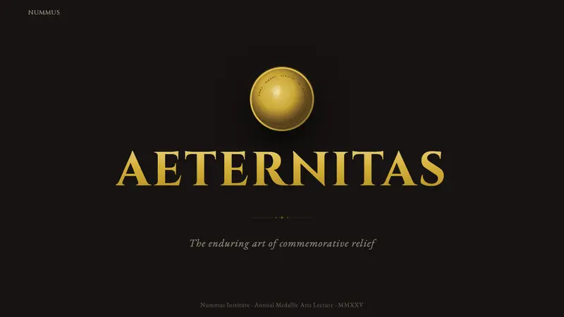 Commemorative Coin — Slides · cover