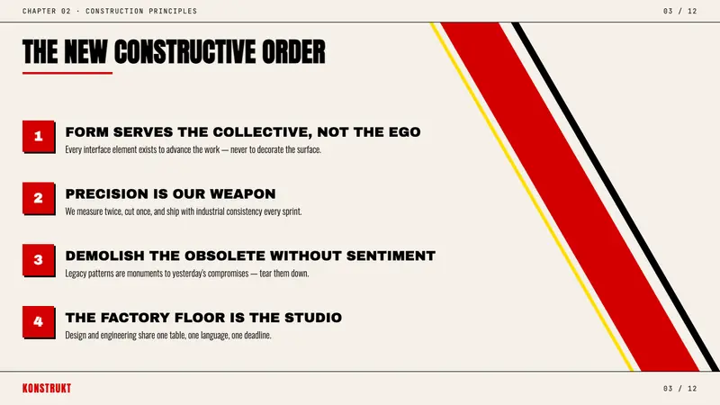 Russian Constructivism — Slides · content
