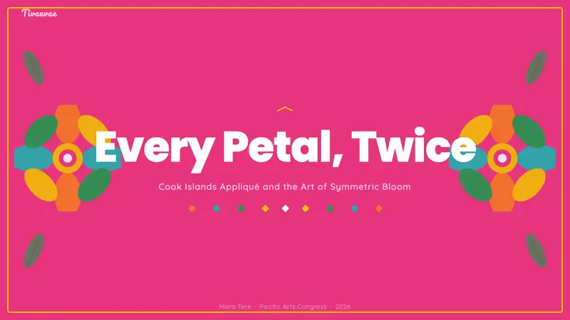 Cook Islands Tivaevae — Slides · cover