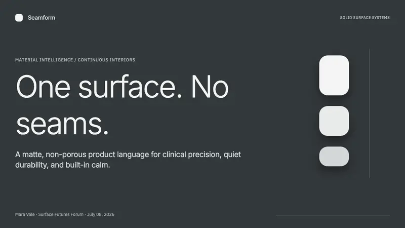 Corian Solid Surface — Slides · cover