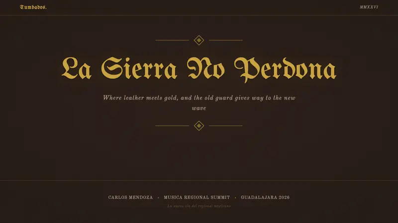 Corridos Tumbados — Slides · cover