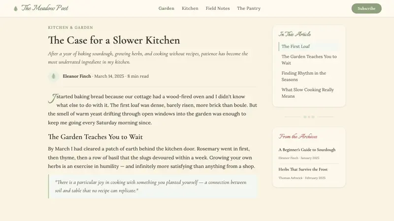 Cottagecore — Web · article