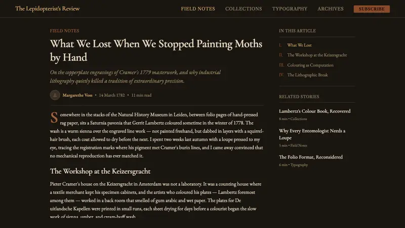 Cramer Exotic Moths — Web · article