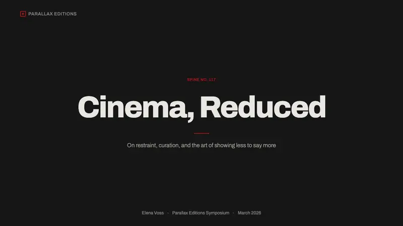 Criterion Arthouse — Slides · cover