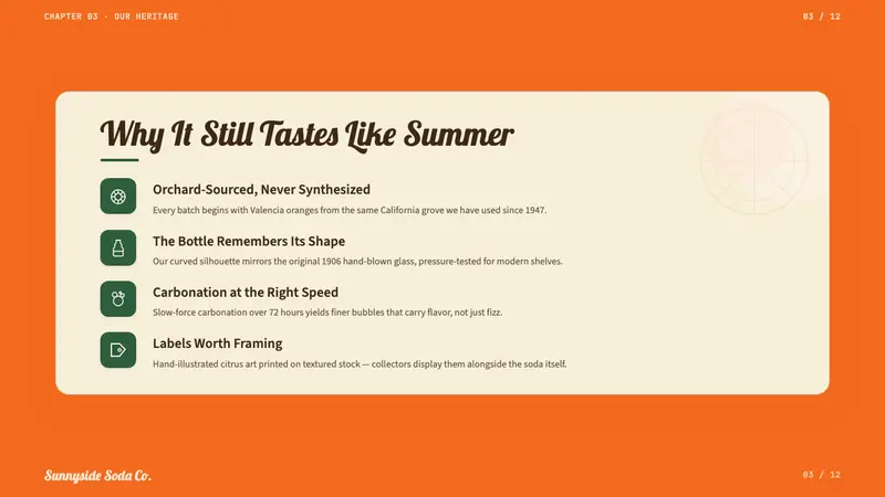 Orange Crush Soda (1906) — Slides · content