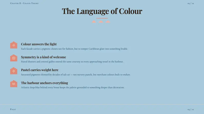 Curaçao Handelskade Pastel — Slides · content