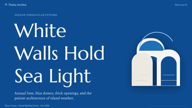 Cycladic Santorini — Slides · cover