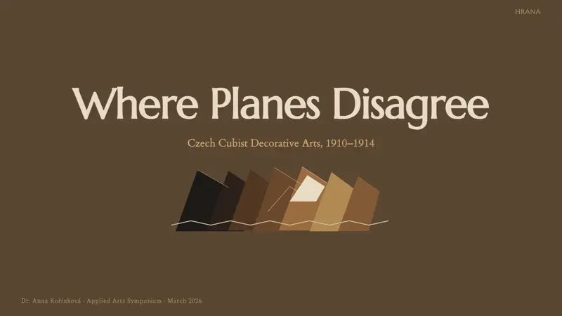Czech Cubist Decorative Arts — Slides · cover