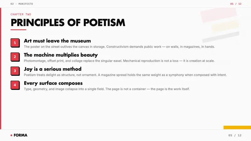 Czech Devětsil Avant-Garde — Slides · content
