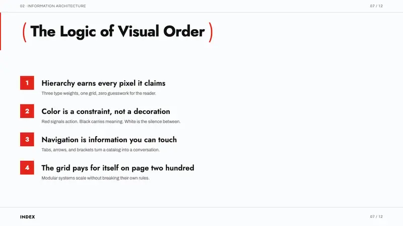 Ladislav Sutnar Information Design — Slides · content