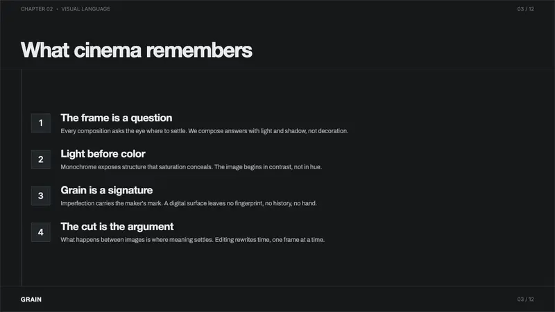 Czechoslovak New Wave Cinema — Slides · content