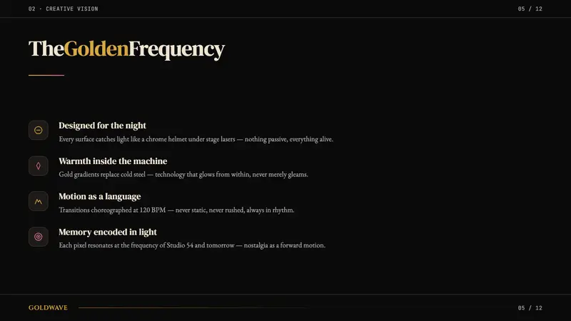 Daft Punk Discovery (Gold-Helmet) — Slides · content