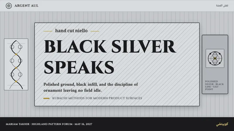 Dagestan Kubachi Silver Niello — Slides · cover