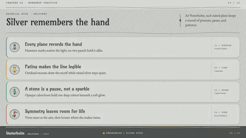 Danish Skønvirke Silver — Slides · content