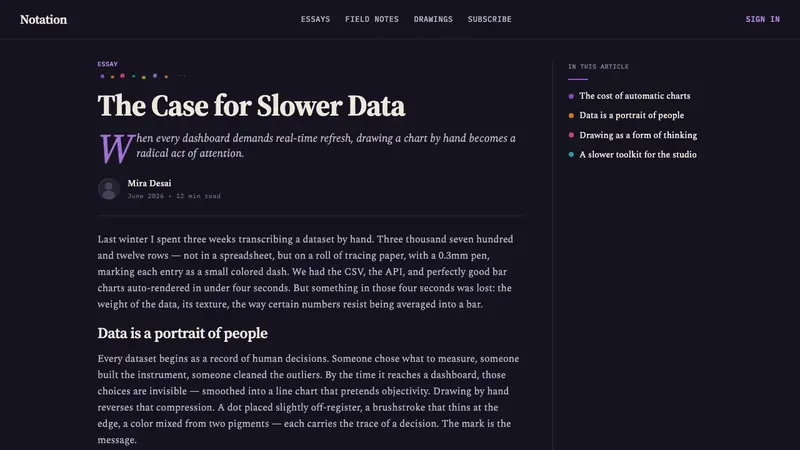 Data Humanism (Lupi) — Web · article